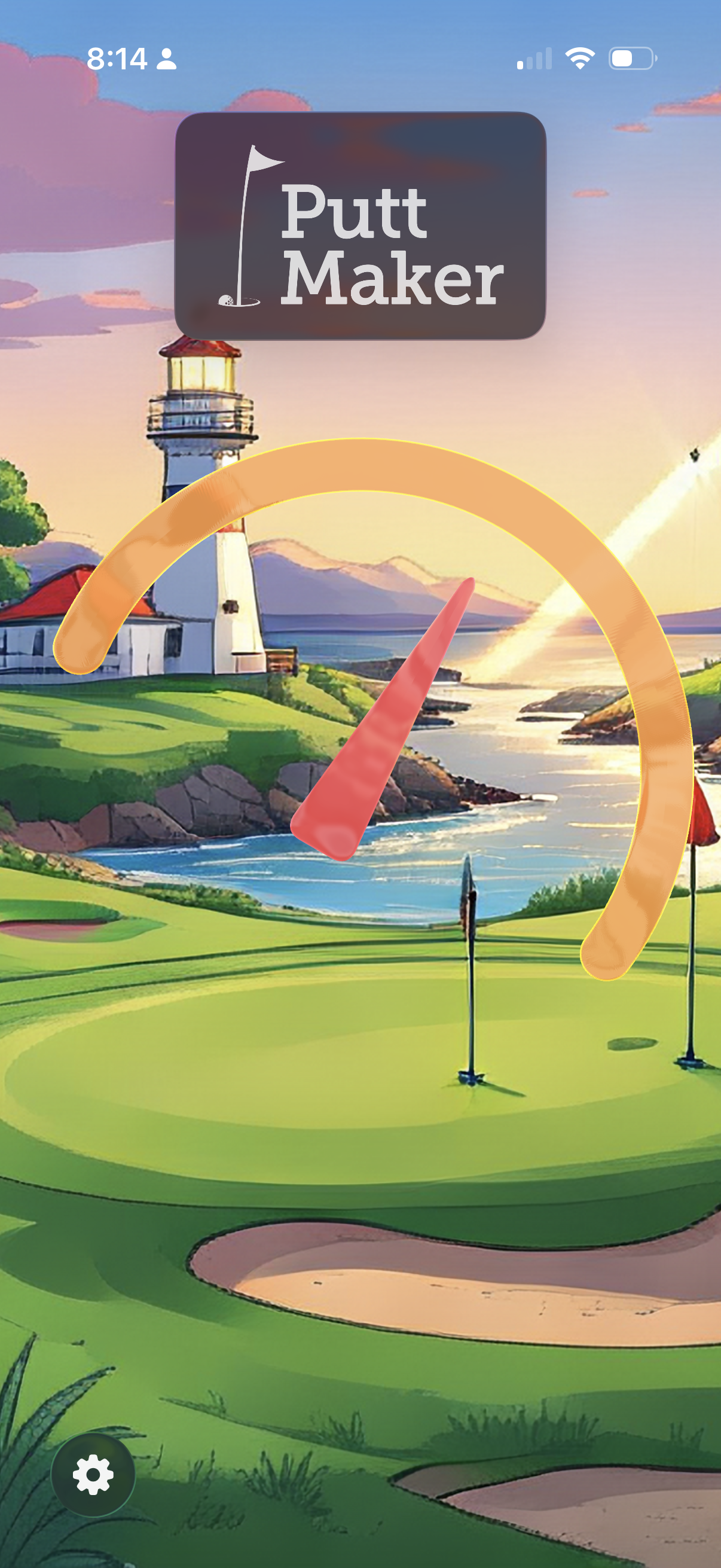 Putt Maker real-time slope feedback